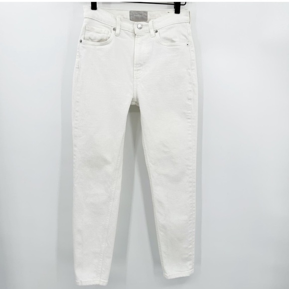 Everlane High Rise Skinny Ankle Jeans in Bone Cream Denim • 27 - Picture 5 of 9